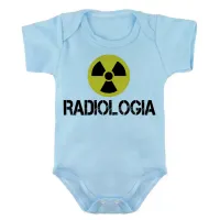 Body Bebê Infantil roupa criança Radiologia radiologista radiação - Foto 4