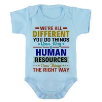 Body Bebê Infantil roupa criança Recursos Humanos profissão - Foto 2