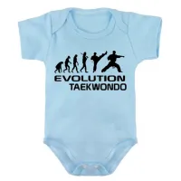 Body Bebê Infantil roupa criança taekwondo luta marcial esporte - Foto 2