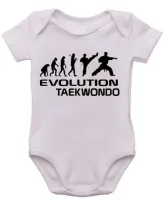 Body Bebê Infantil roupa criança taekwondo luta marcial esporte - Foto 3