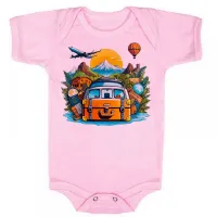 Body Bebê Infantil roupa criança Turismo turista estudante - Foto 4