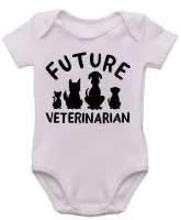 Body Bebê Infantil roupa criança Veterinario medico pet - Foto 4