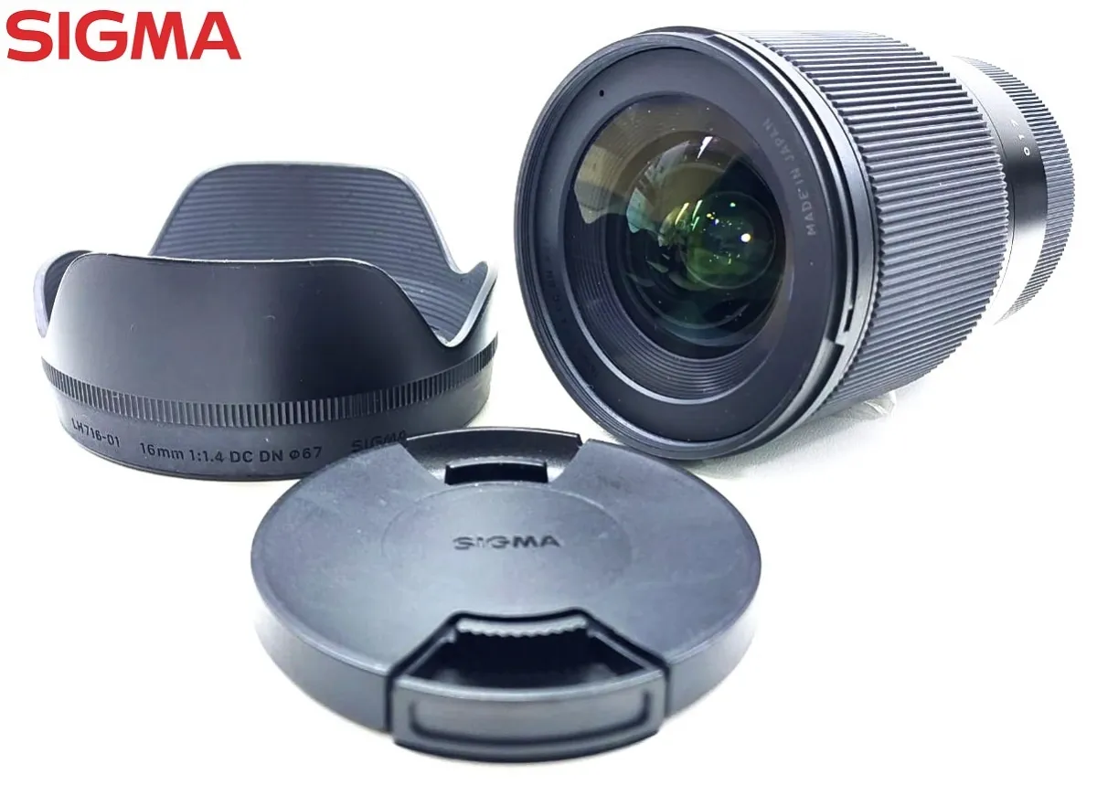 Lente Sigma 16mm f/1.4 DC DN p/ Sony  APS-C  - Usada