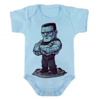Body Bebê Infantil roupa criança Colossus xmen homem aço - Foto 2