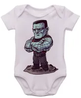 Body Bebê Infantil roupa criança Colossus xmen homem aço - Foto 3
