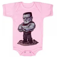 Body Bebê Infantil roupa criança Colossus xmen homem aço - Foto 4