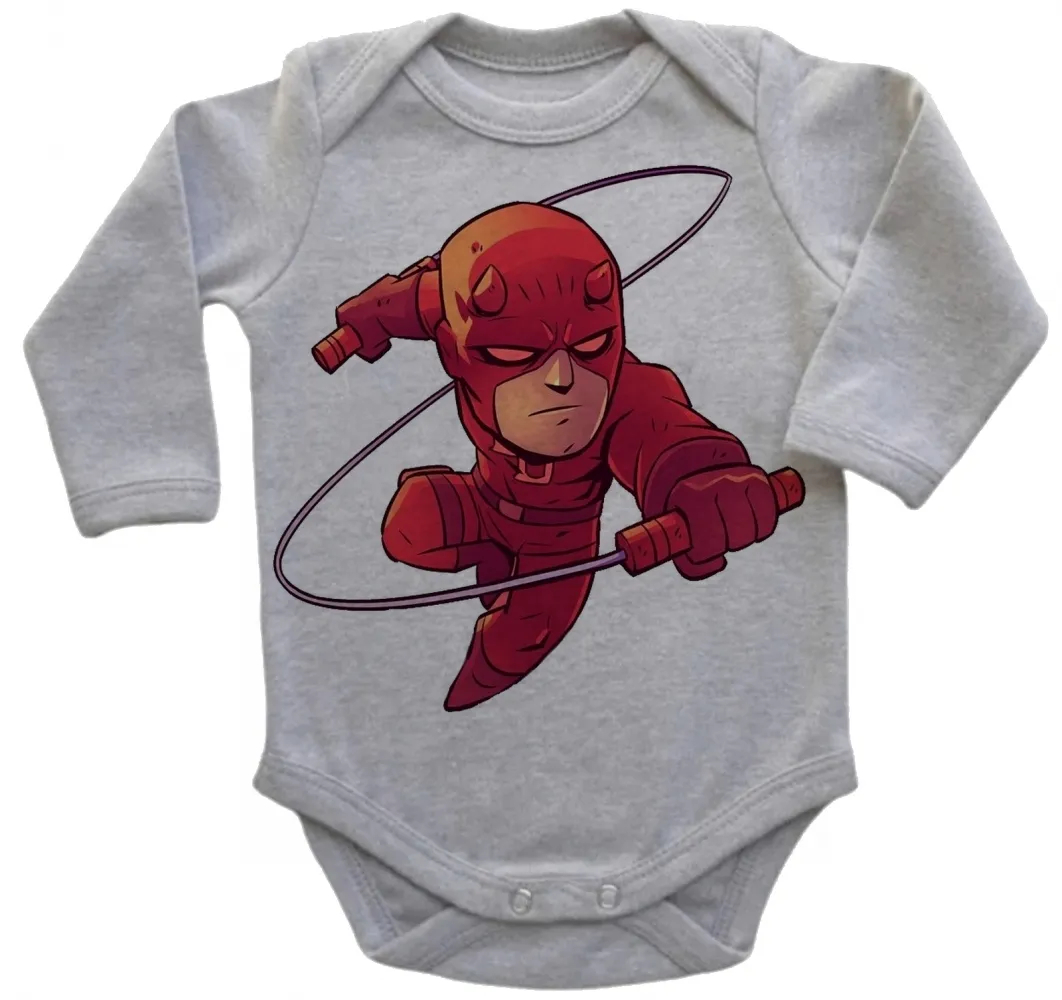 Body Bebê Infantil roupa criança Demolidor amigo justiceiro Imagem