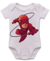 Body Bebê Infantil roupa criança Demolidor amigo justiceiro - Foto 3