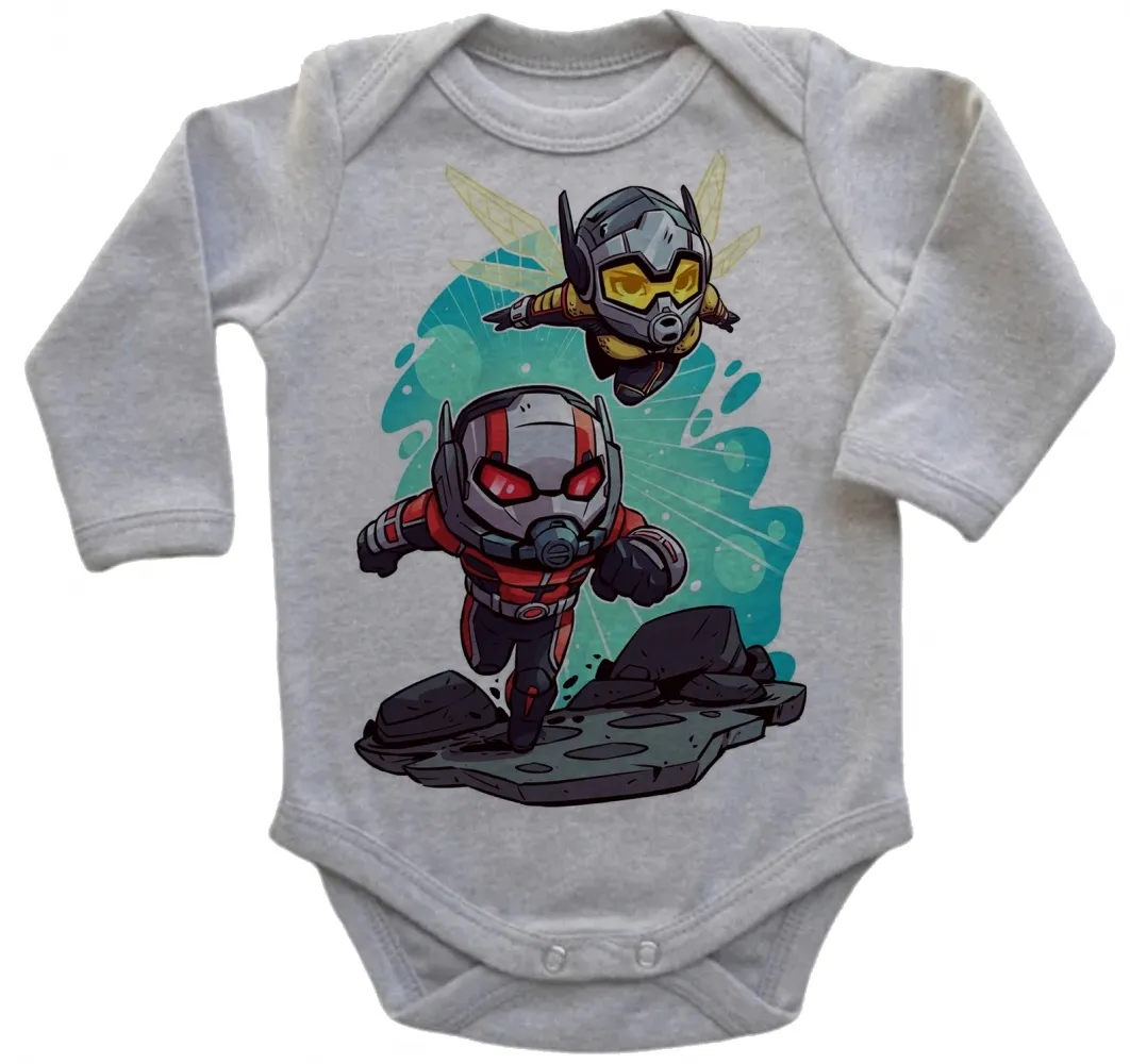 Body Bebê Infantil roupa criança Homem formiga vespa super herois
