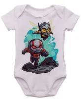 Body Bebê Infantil roupa criança Homem formiga vespa super herois - Foto 3