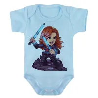 Body Bebê Infantil roupa criança Viuva negra vingadores mulher - Foto 2