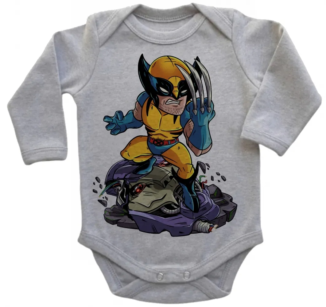 Body Bebê Infantil roupa criança Wolverine garra vingador top