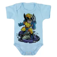 Body Bebê Infantil roupa criança Wolverine garra vingador top - Foto 2
