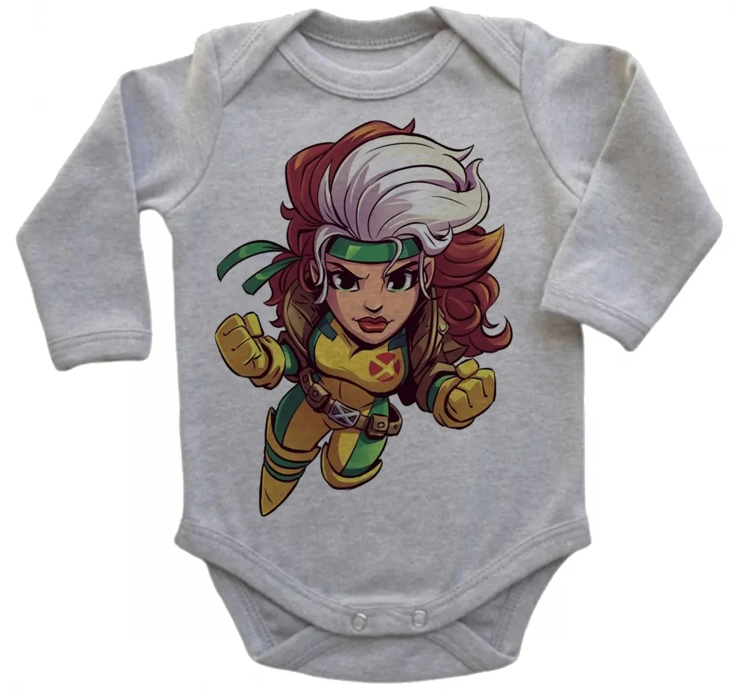 Body Bebê Infantil roupa criança X men Vampira xavier Imagem