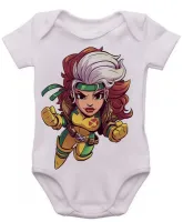 Body Bebê Infantil roupa criança X men Vampira xavier - Foto 3