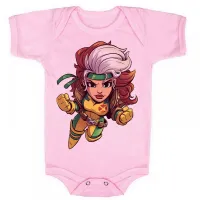Body Bebê Infantil roupa criança X men Vampira xavier - Foto 4