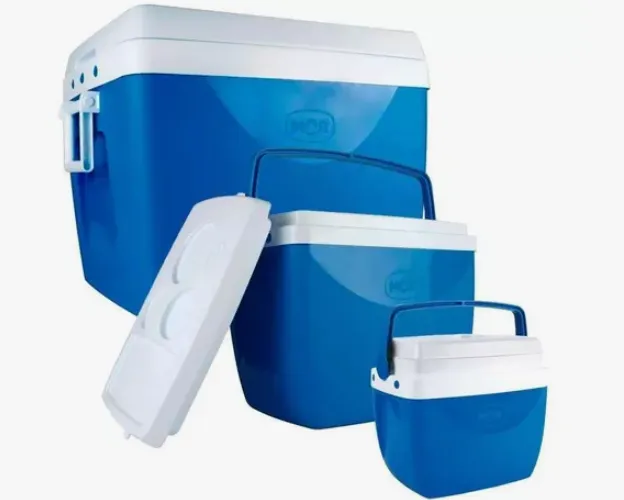 Caixa Térmica 6l, 12l,34l Cooler Cores Variadas Mor