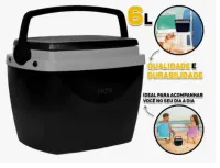 Caixa Térmica 6l, 12l,34l Cooler Cores Variadas Mor - Foto 4