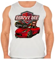 Camiseta Regata adulto ou infantil Corvette carro americano classico - Foto 2