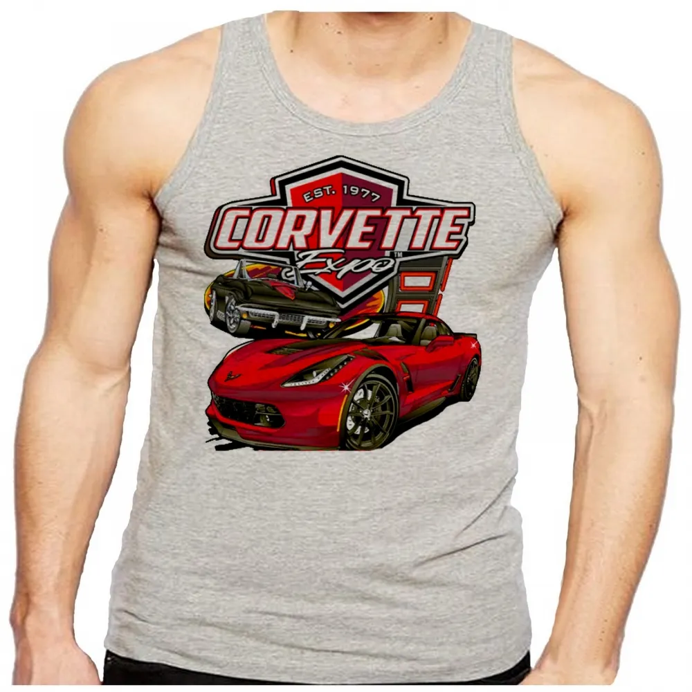 Camiseta Regata adulto ou infantil Corvette carro americano classico Imagem