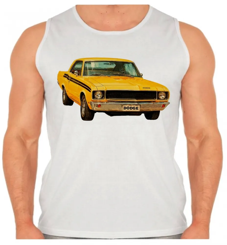 Camiseta Regata adulto ou infantil Dodge darth charger carro antigo Imagem