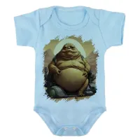 Body Bebê Infantil roupa criança Jabba hutt vilão star wars - Foto 2