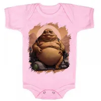 Body Bebê Infantil roupa criança Jabba hutt vilão star wars - Foto 4