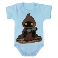 Body Bebê Infantil roupa criança Jawas Tatooine star wars - Foto 2