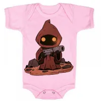 Body Bebê Infantil roupa criança Jawas Tatooine star wars - Foto 4