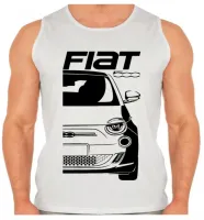 Camiseta Regata adulto ou infantil Fiat 500 modelo novo - Foto 2