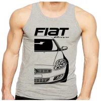 Camiseta Regata adulto ou infantil Fiat bravo carro classico top - Foto 2