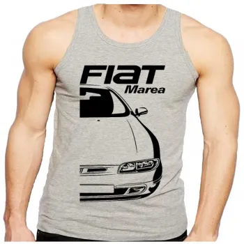Camiseta Regata adulto ou infantil Fiat marea carro antigo