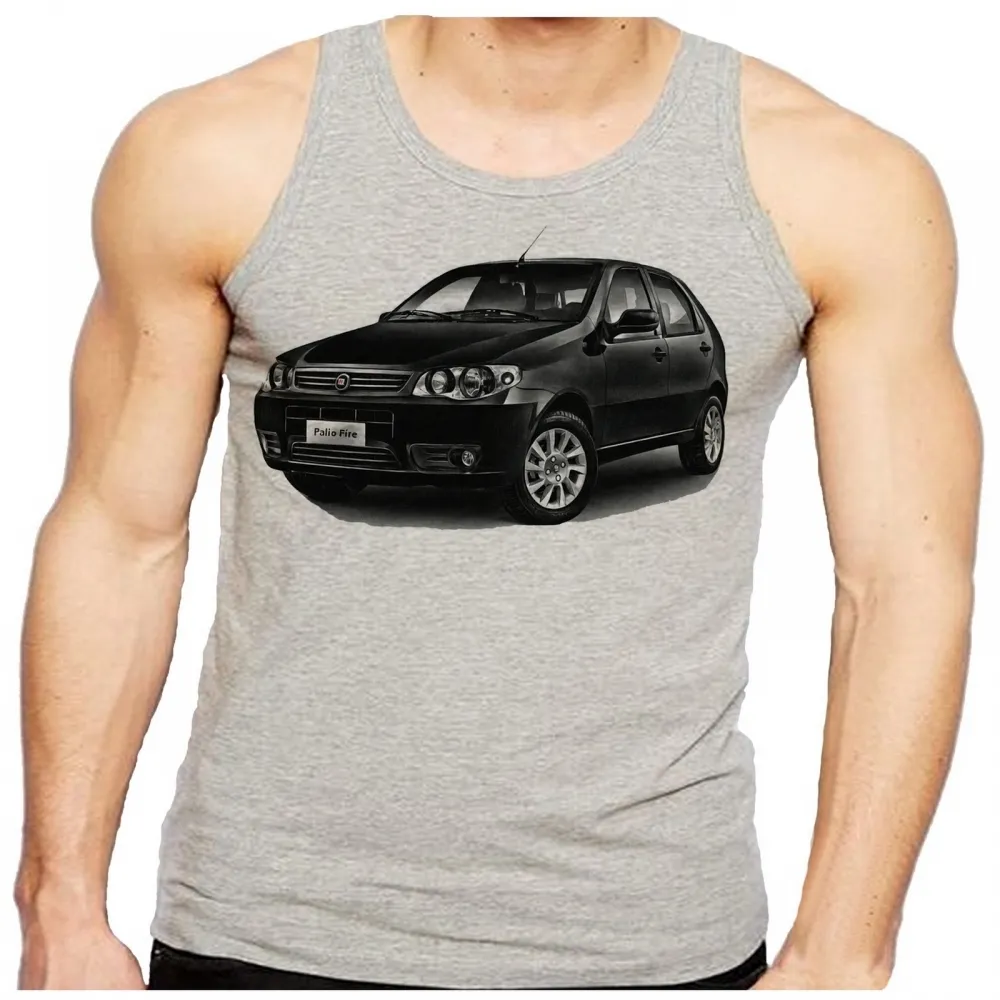 Camiseta Regata adulto ou infantil Fiat palio carro antigo Imagem