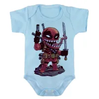 Body Bebê Infantil roupa criança venom deadpool aranha - Foto 2