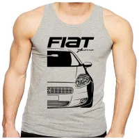 Camiseta Regata adulto ou infantil Fiat Punto carro classico - Foto 2