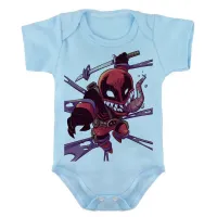 Body Bebê Infantil roupa criança Venom deadpool desenho - Foto 2