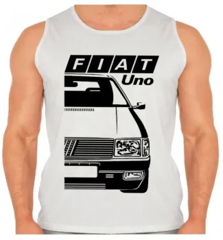 Camiseta Regata adulto ou infantil Fiat uno carro antigo classico - Foto 2