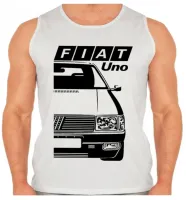Camiseta Regata adulto ou infantil Fiat uno carro antigo classico - Foto 2