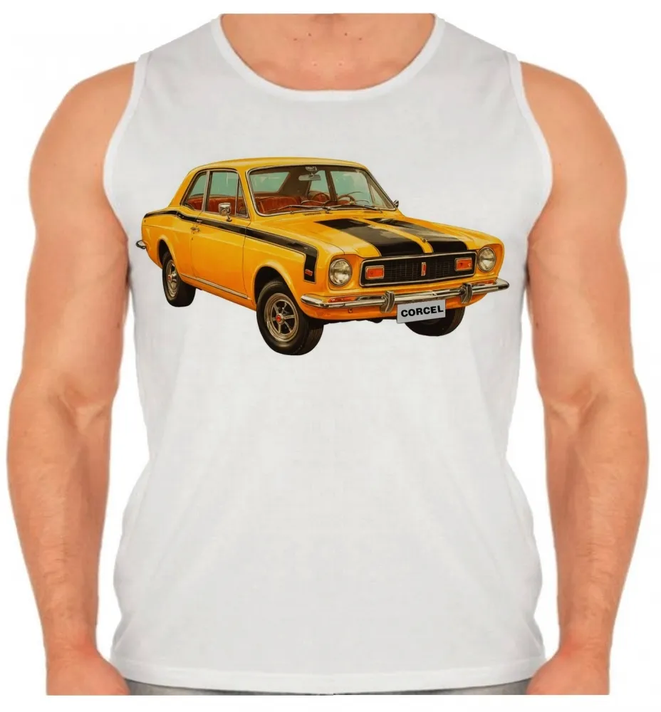 Camiseta Regata adulto ou infantil For Corcel GT carro antigo Imagem