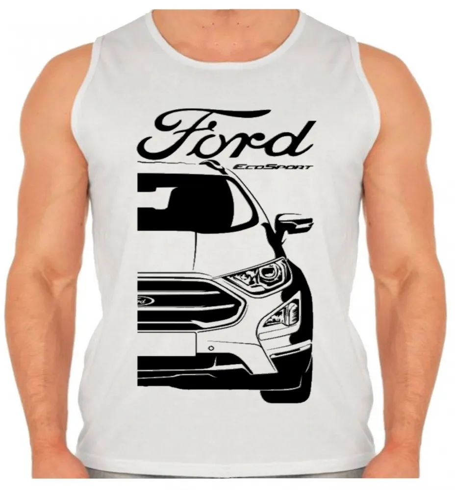 Camiseta Regata adulto ou infantil ford ecosport camionete