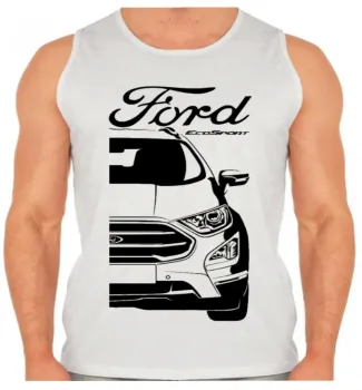 Camiseta Regata adulto ou infantil ford ecosport camionete