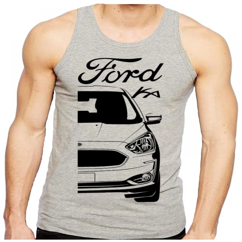 Camiseta Regata adulto ou infantil Ford ka carro classico