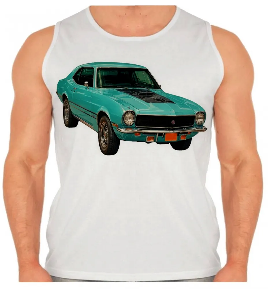 Camiseta Regata adulto ou infantil Ford Maverick carro antigo Imagem