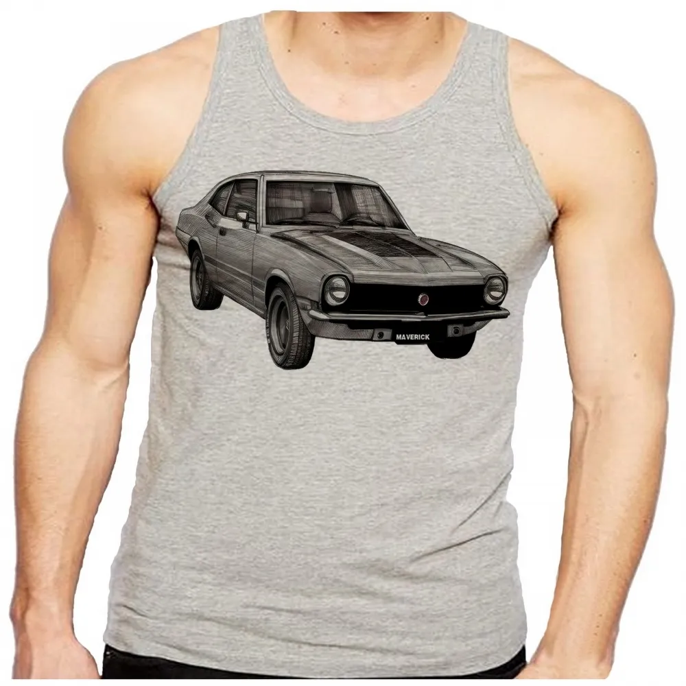 Camiseta Regata adulto ou infantil Ford Maverick v8 carro antigo