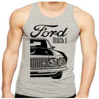 Camiseta Regata adulto ou infantil Ford Mustang Mach 1 classico - Foto 2