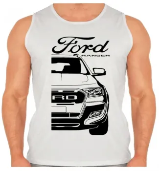Camiseta Regata adulto ou infantil ford ranger mk3 camionete