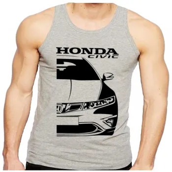 Camiseta Regata adulto ou infantil Honda civic geração 8