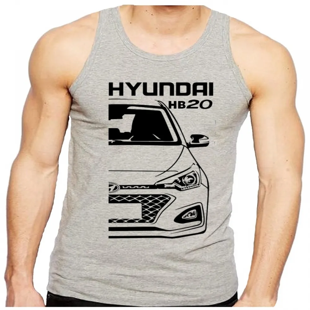 Camiseta Regata adulto ou infantil Hyundai HB20 carro do Brasil