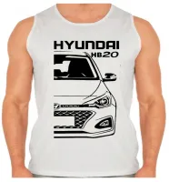 Camiseta Regata adulto ou infantil Hyundai HB20 carro do Brasil - Foto 2