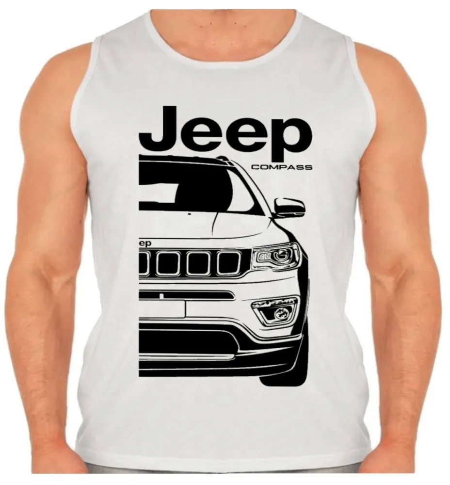Camiseta Regata adulto ou infantil jeep compass